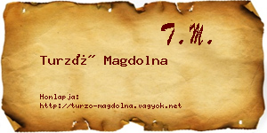Turzó Magdolna névjegykártya